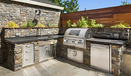 Outdoor kitchen installation in Lancaster County, PA